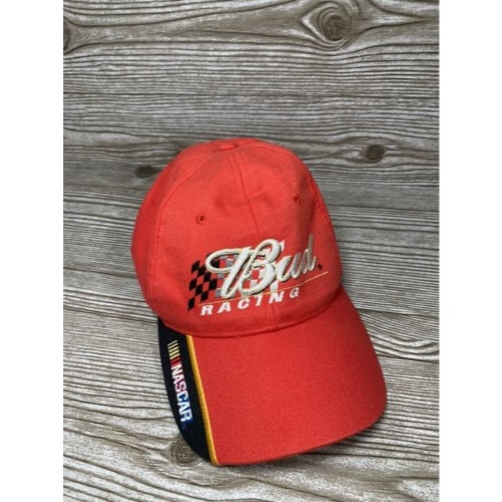 Vintage Dale Earnhardt Jr Bud Racing Cap/Hat Adjustable Snap Back Bud NASCAR